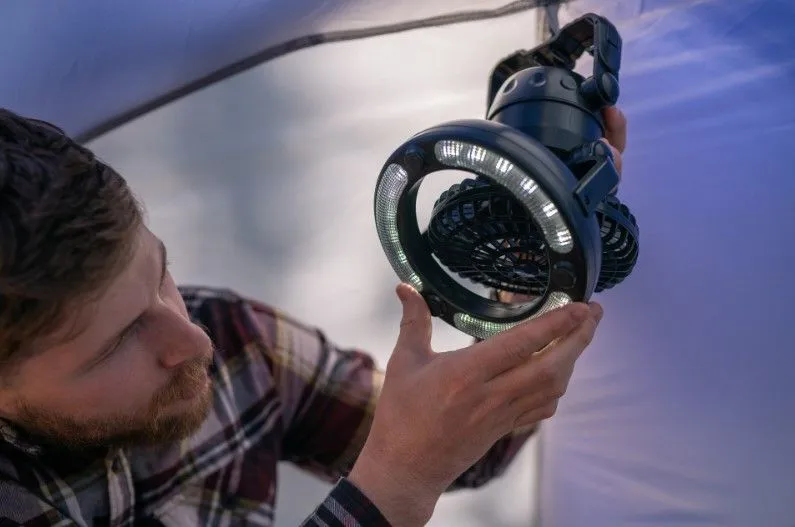 CAMPING LANTERN WITH FAN - 18